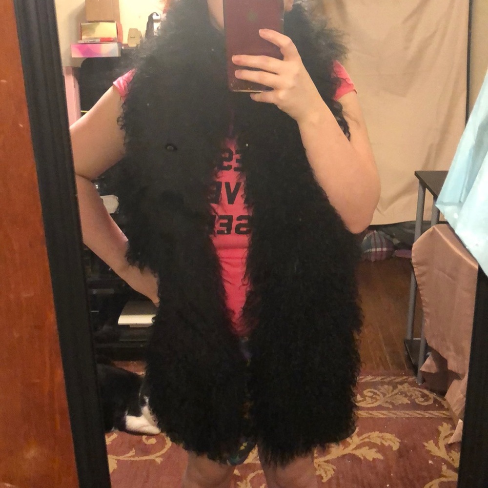 Real Lamb Fur Scarf